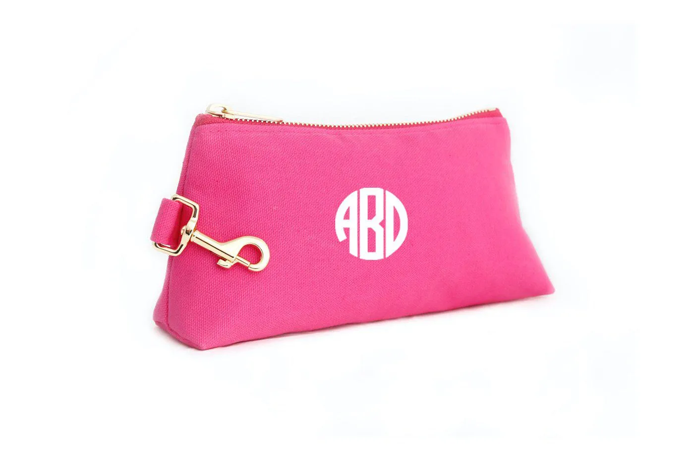 Pink Canvas LUXE Bag with monogram