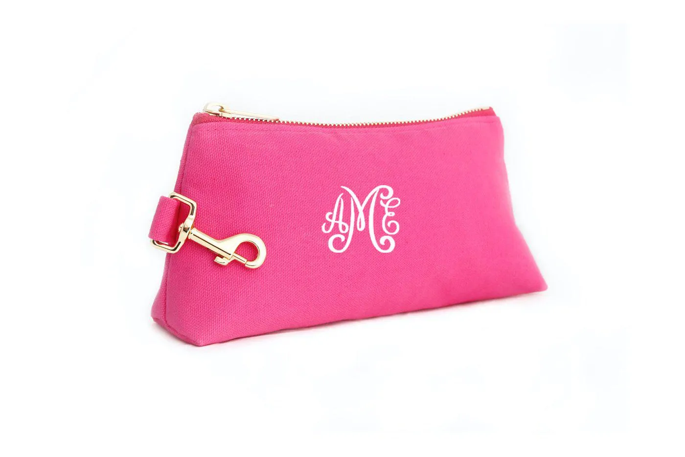 Pink Canvas LUXE Bag with monogram