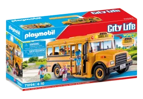 Playmobil City Life US School Bus 71094