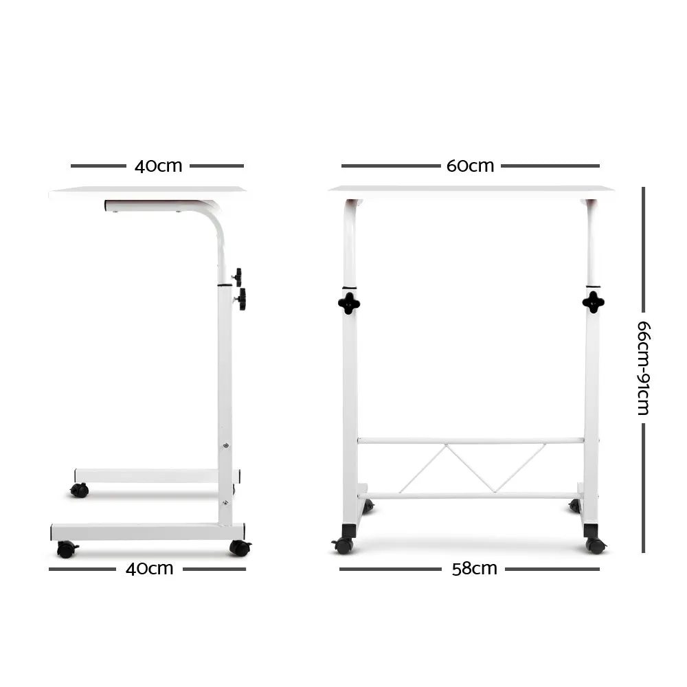 Portable Adjustable Laptop Desk with Wheels 60CM - Artiss