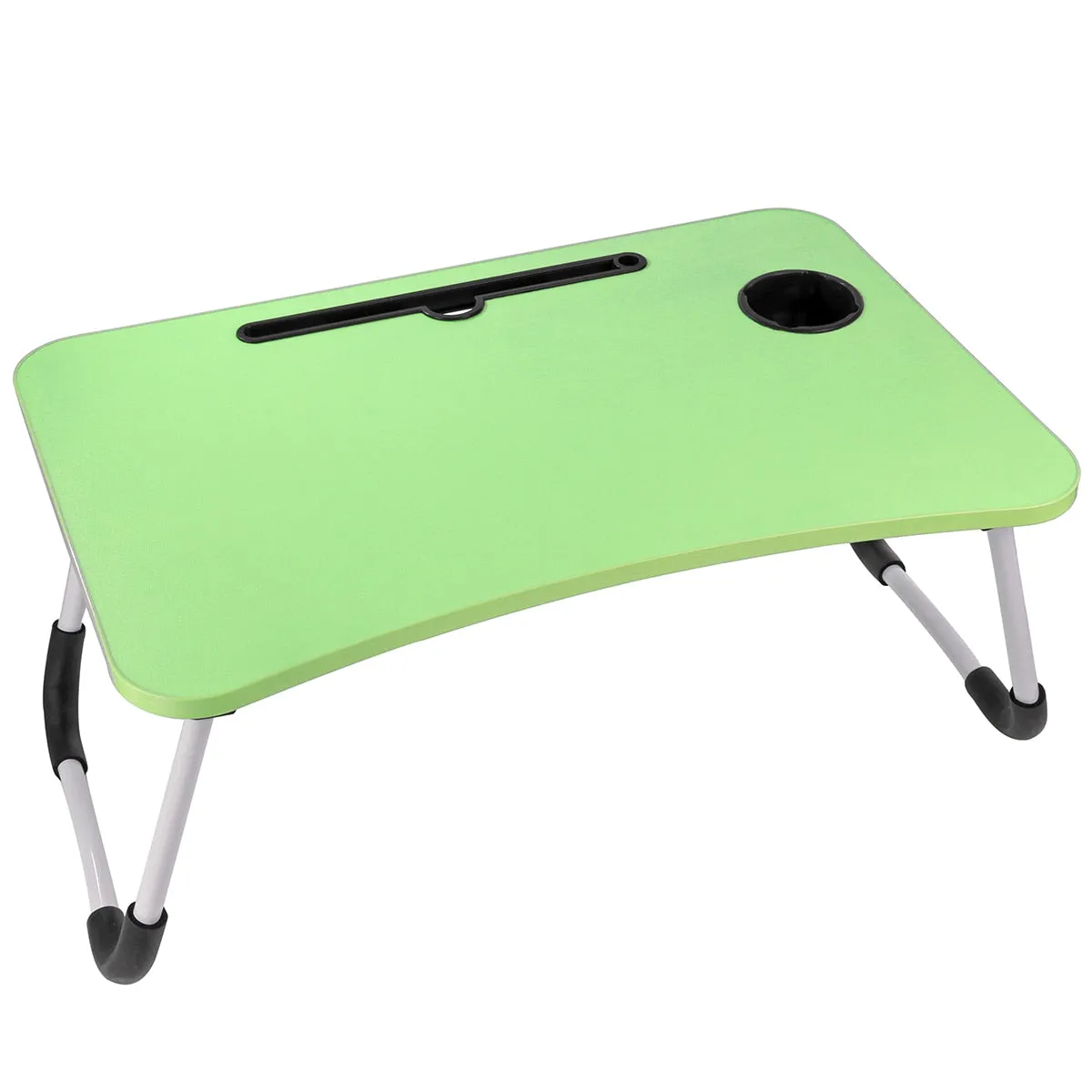 Portable Folding Laptop Stand Holder Study Table Desk Cooling Fan Foldable Computer Desk for Bed Sofa Tea Serving Table Stand