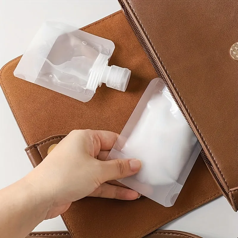 Portable Travel Dispenser Bag for Hand Sanitizer and Toiletries