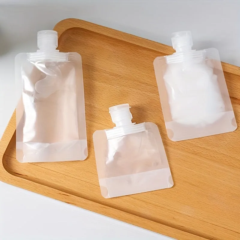 Portable Travel Dispenser Bag for Hand Sanitizer and Toiletries