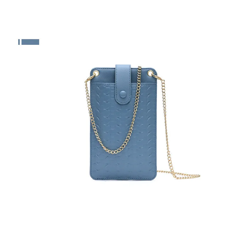 PU Leather Multi-Purpose Crossbody Cell Phone Bag For Women Girls