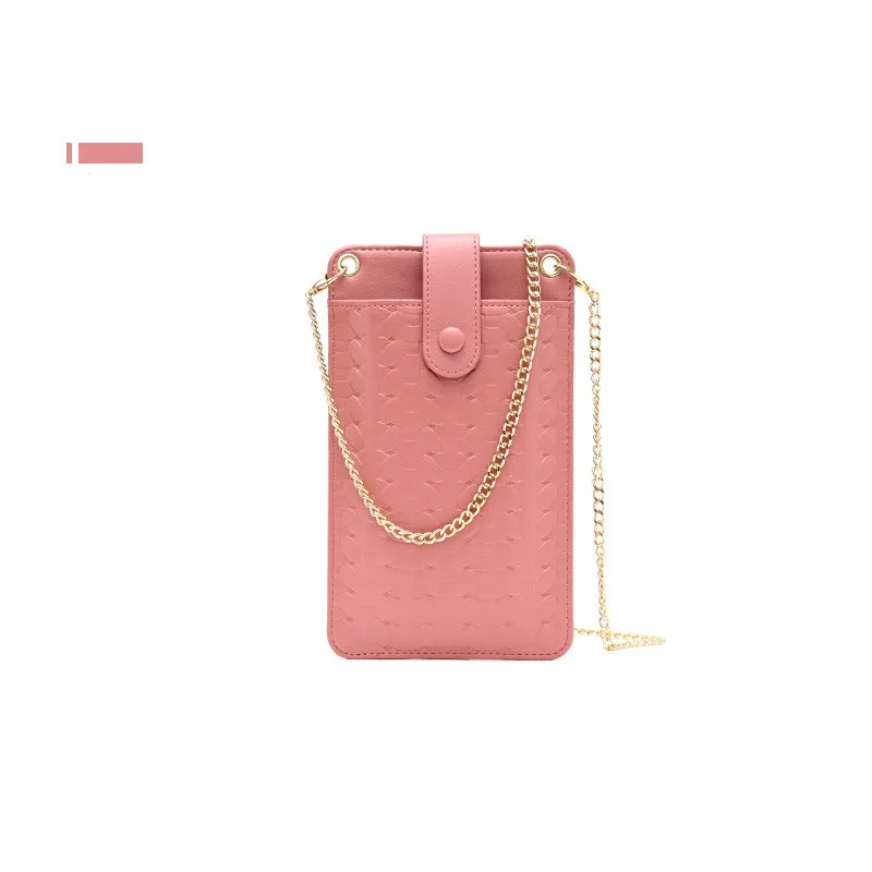 PU Leather Multi-Purpose Crossbody Cell Phone Bag For Women Girls