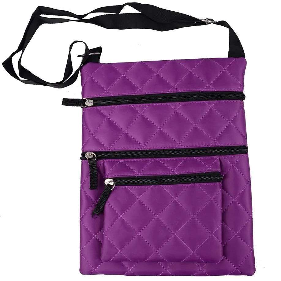 Quilted Crossbody Bag - Assorted Colors