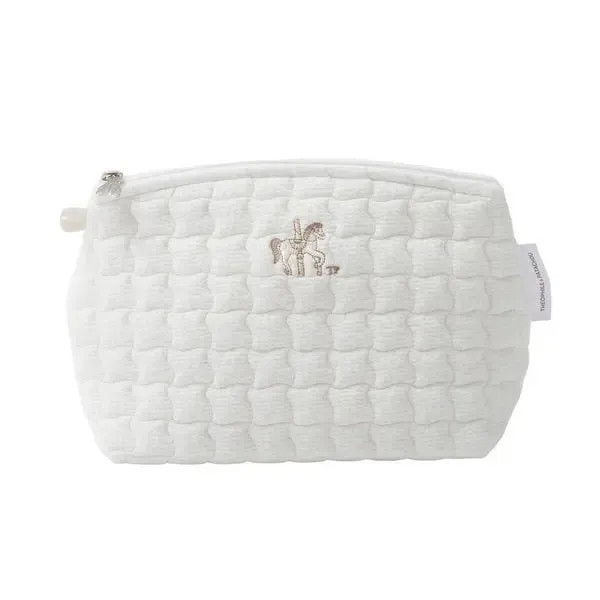 Quilted Toiletry Bag - Carrousel