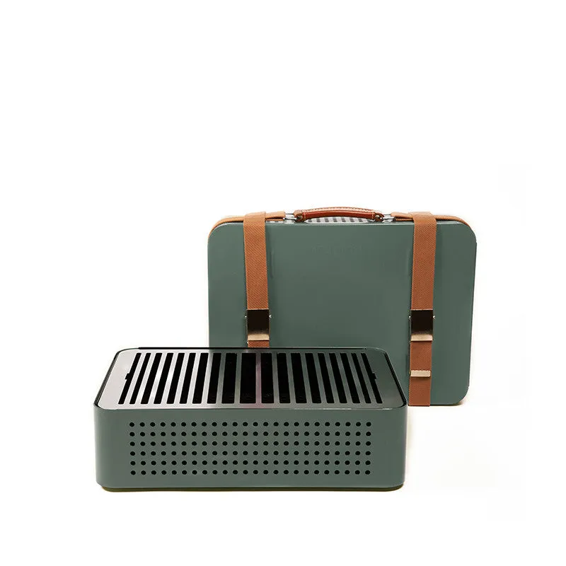 RS Barcelona Mon Oncle Portable BBQ in Green