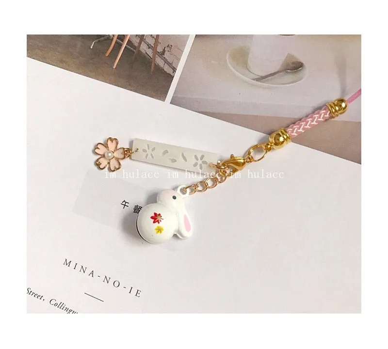 Sakura Bunny Phone Pendant