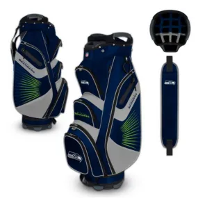 Seattle Seahawks WinCraft "The Bucket II" 14-Way Cooler Cart Golf Bag