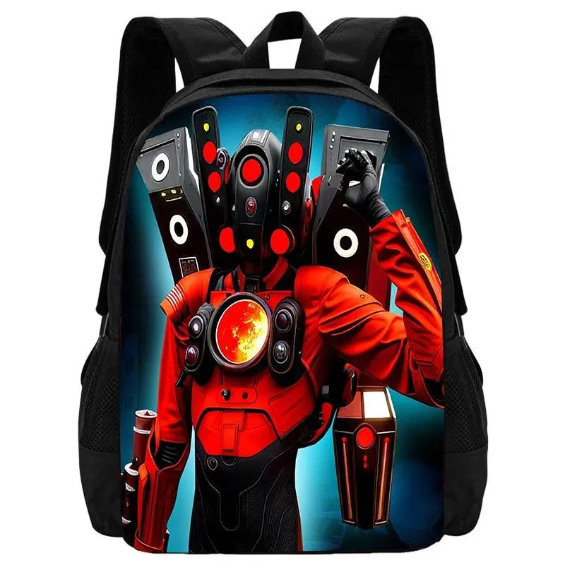 Skibidi Custom Backpack Set