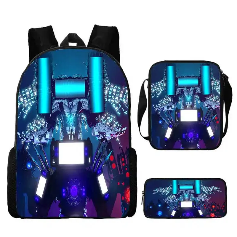 Skibidi Custom Backpack Set