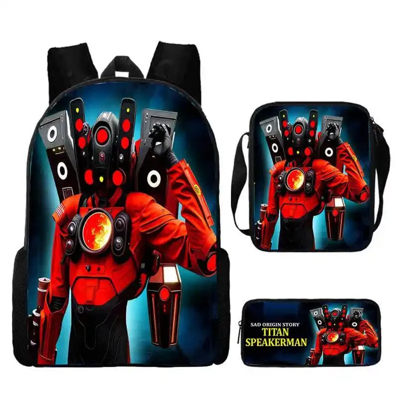 Skibidi Custom Backpack Set