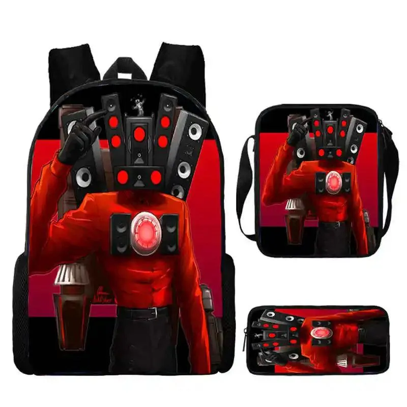 Skibidi Custom Backpack Set