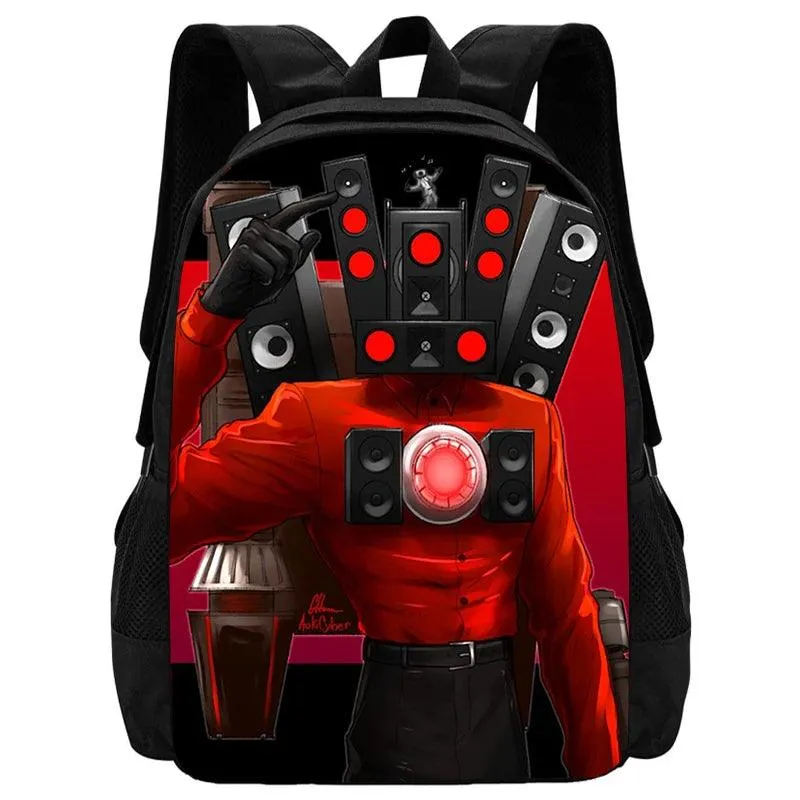 Skibidi Custom Backpack Set