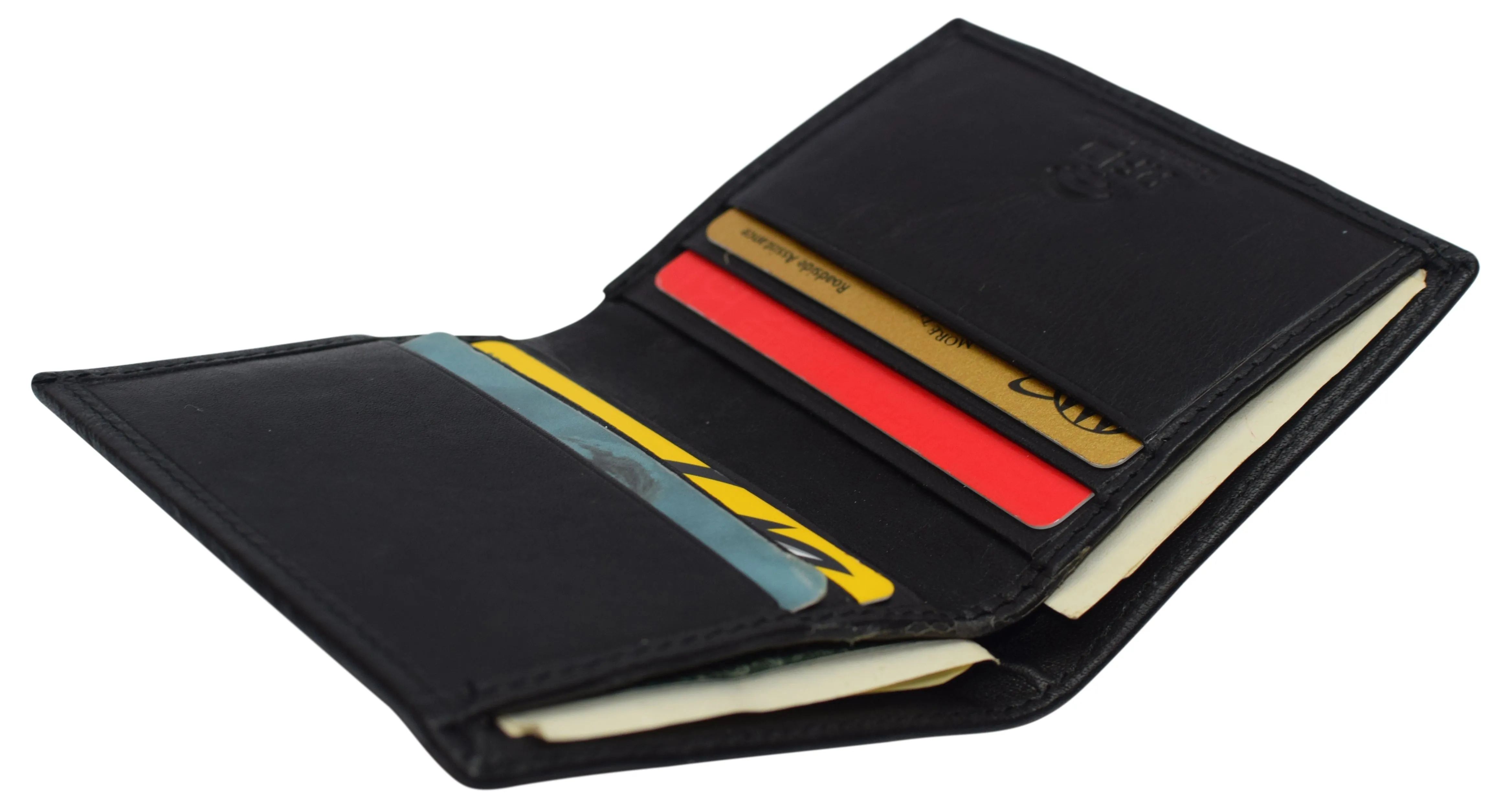 Slim Minimalist Wallets For Men & Women - Genuine Leather Credit Card Holder Front Pocket RFID Blocking Wallet