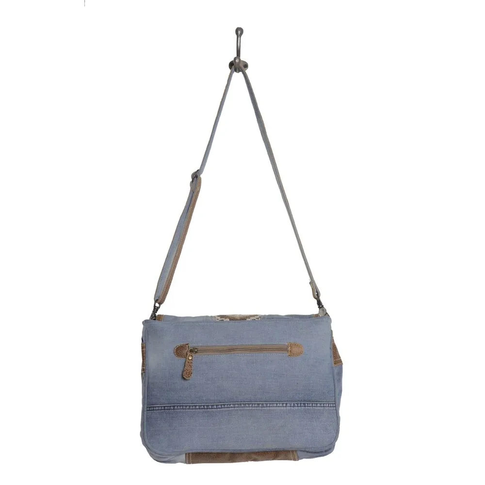 Sofia Leather & Canvas Bag