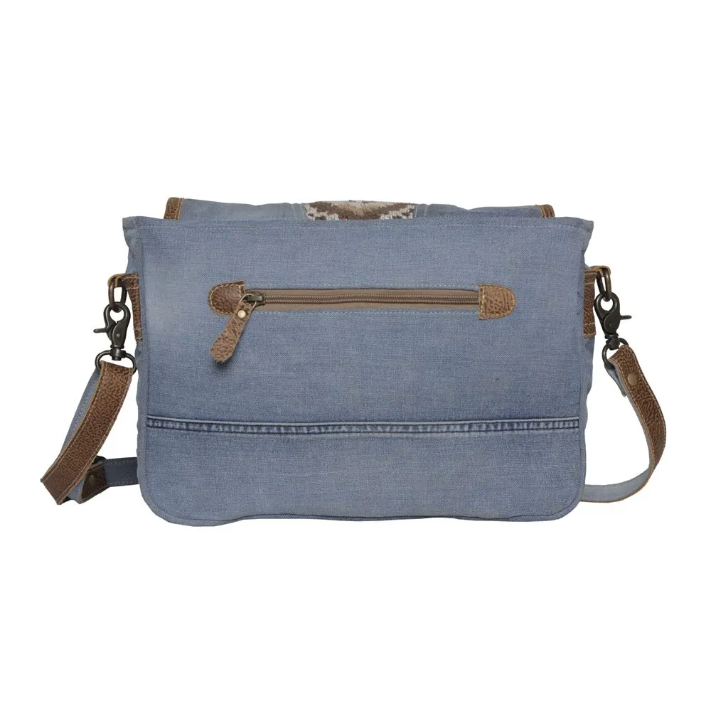 Sofia Leather & Canvas Bag