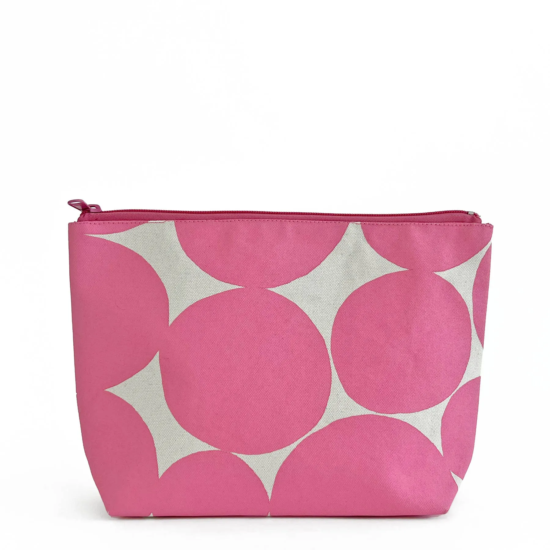 Soft Dot Pink Travel Pouch (Large)