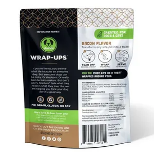 Stashios Wrap-Ups Bacon Flavor Grain-Free Dog & Cat Treats