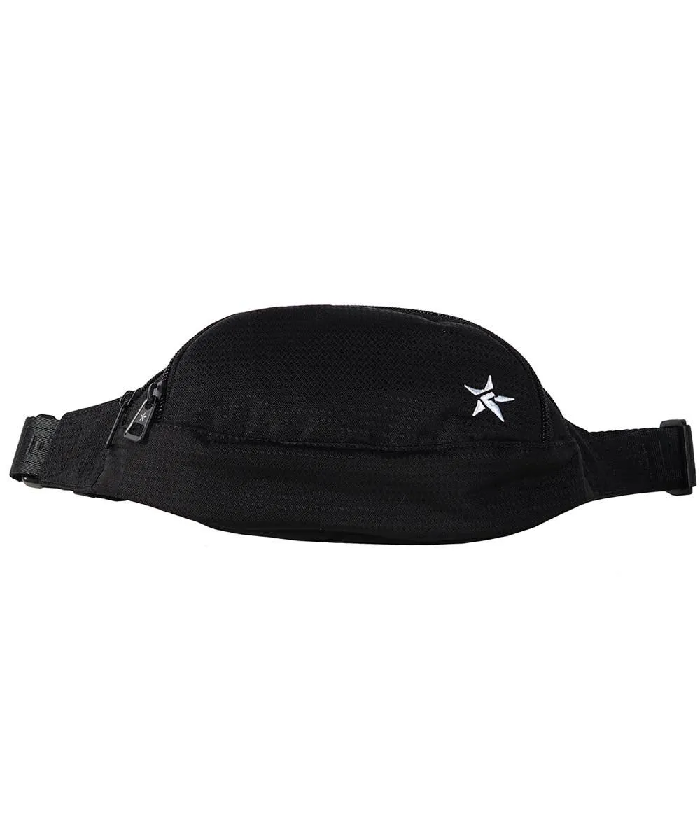 Strike in Black Adult Rebel Fanny Pack with Black Zipper