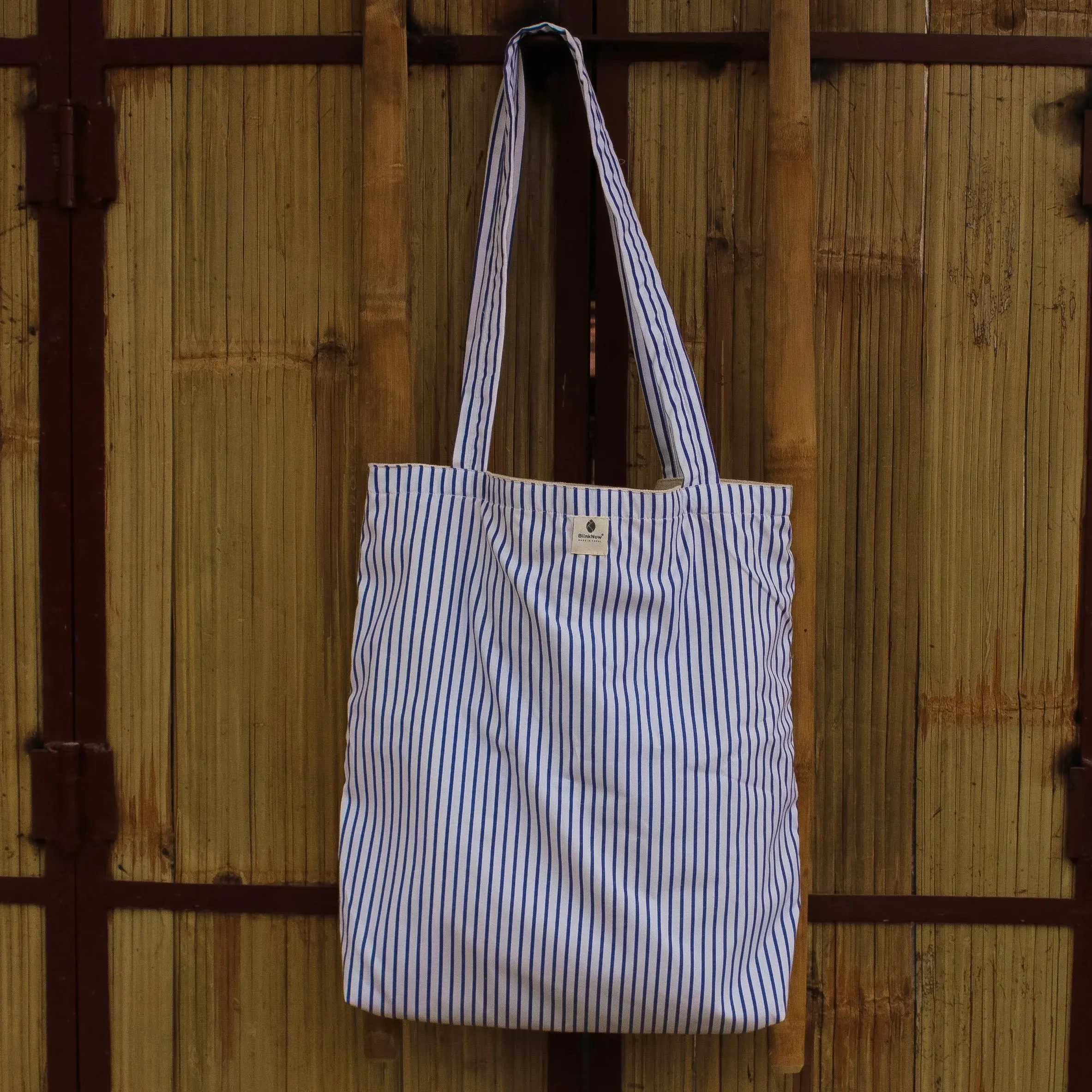 Striped Cotton Tote