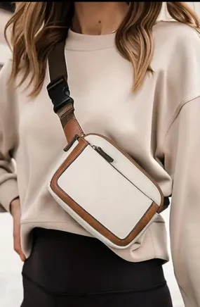 Stylish PU Leather Crossbody Bag