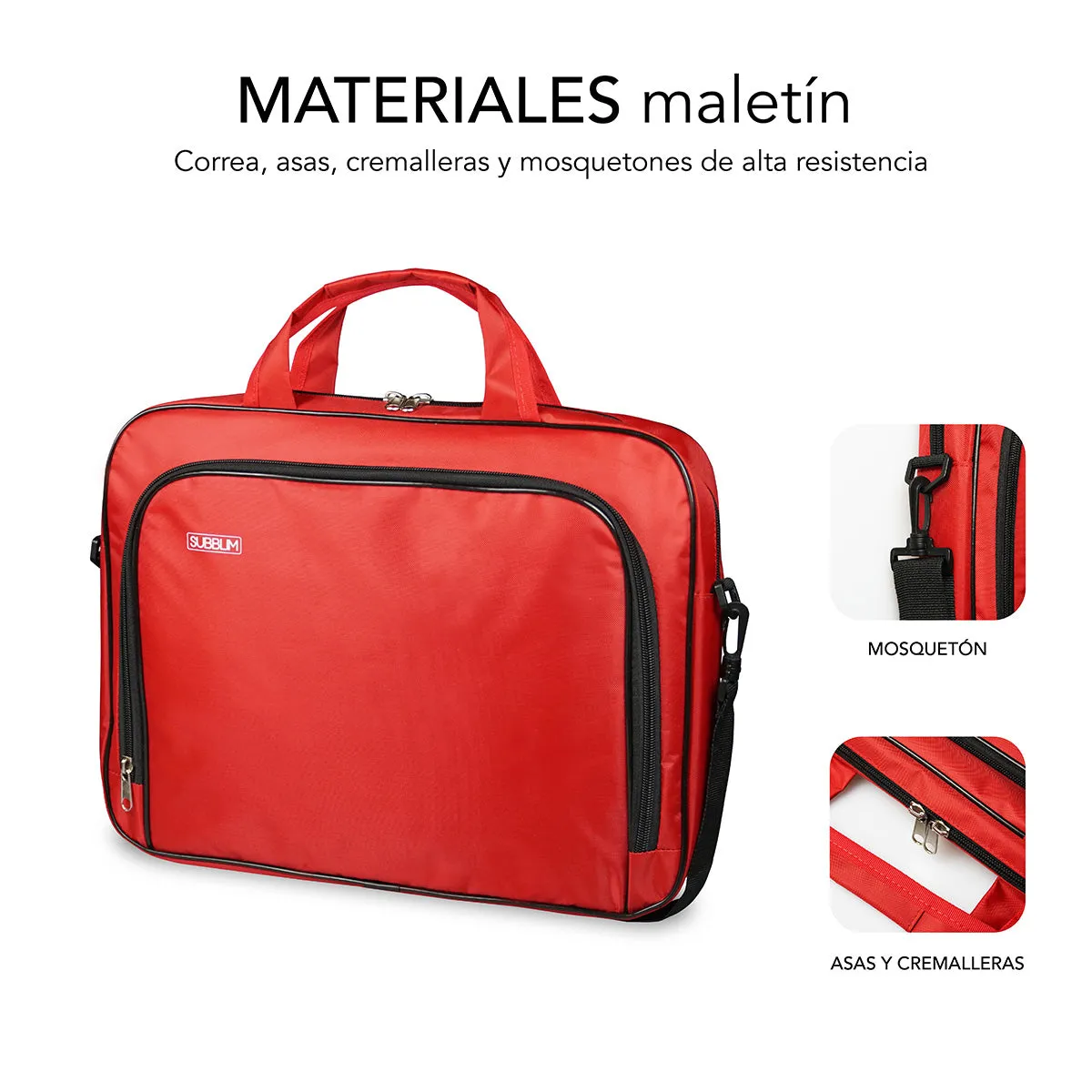 Subblim Oxford Laptop Bag 15,4-16" Red Sub-Lb-1Olb052