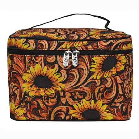 Sunlit Flourish NGIL Large Top Handle Cosmetic Case