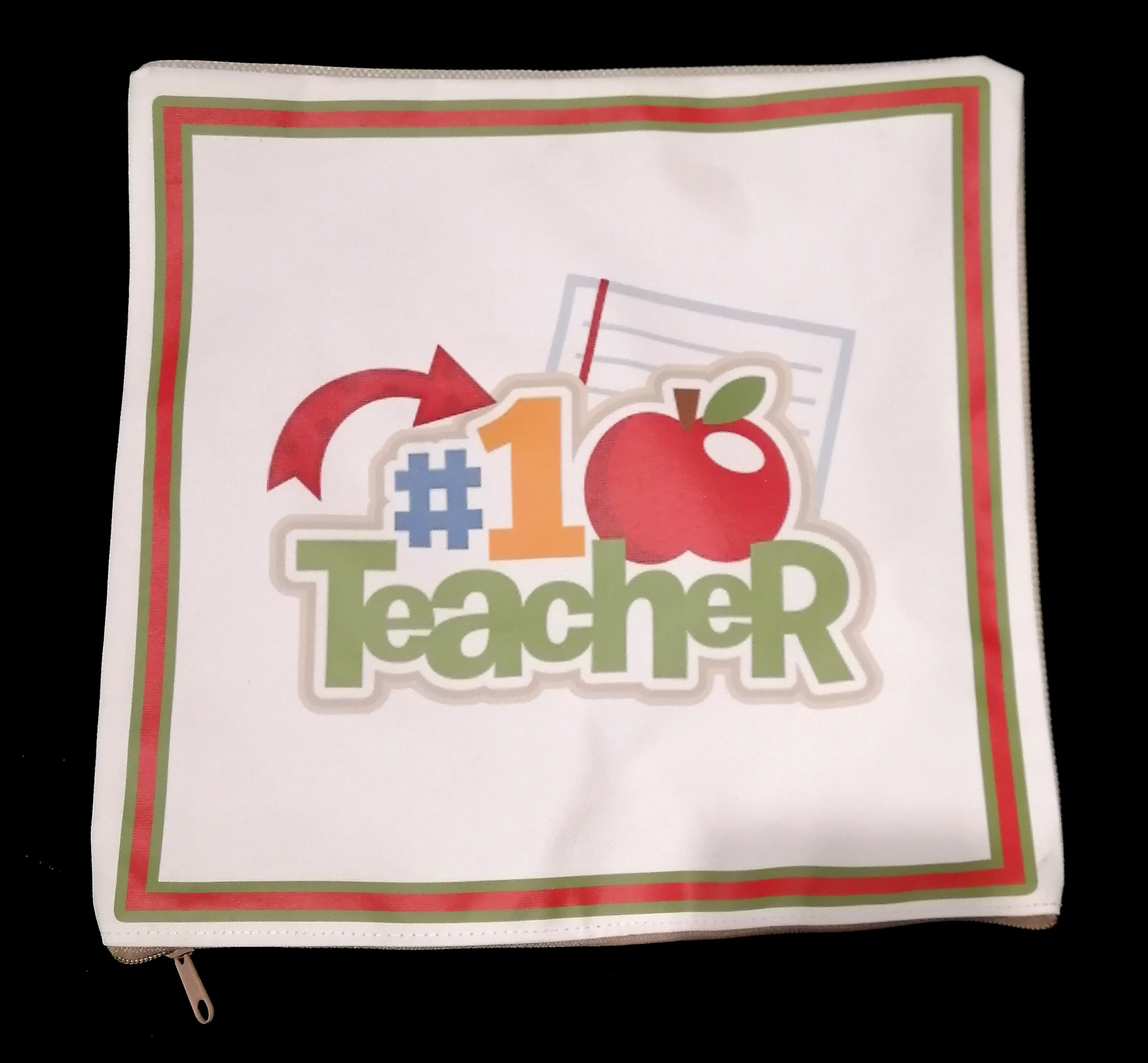 Teacher collection (Tote bag, notebook, pouch, mug, cushion) #1 Teacher white