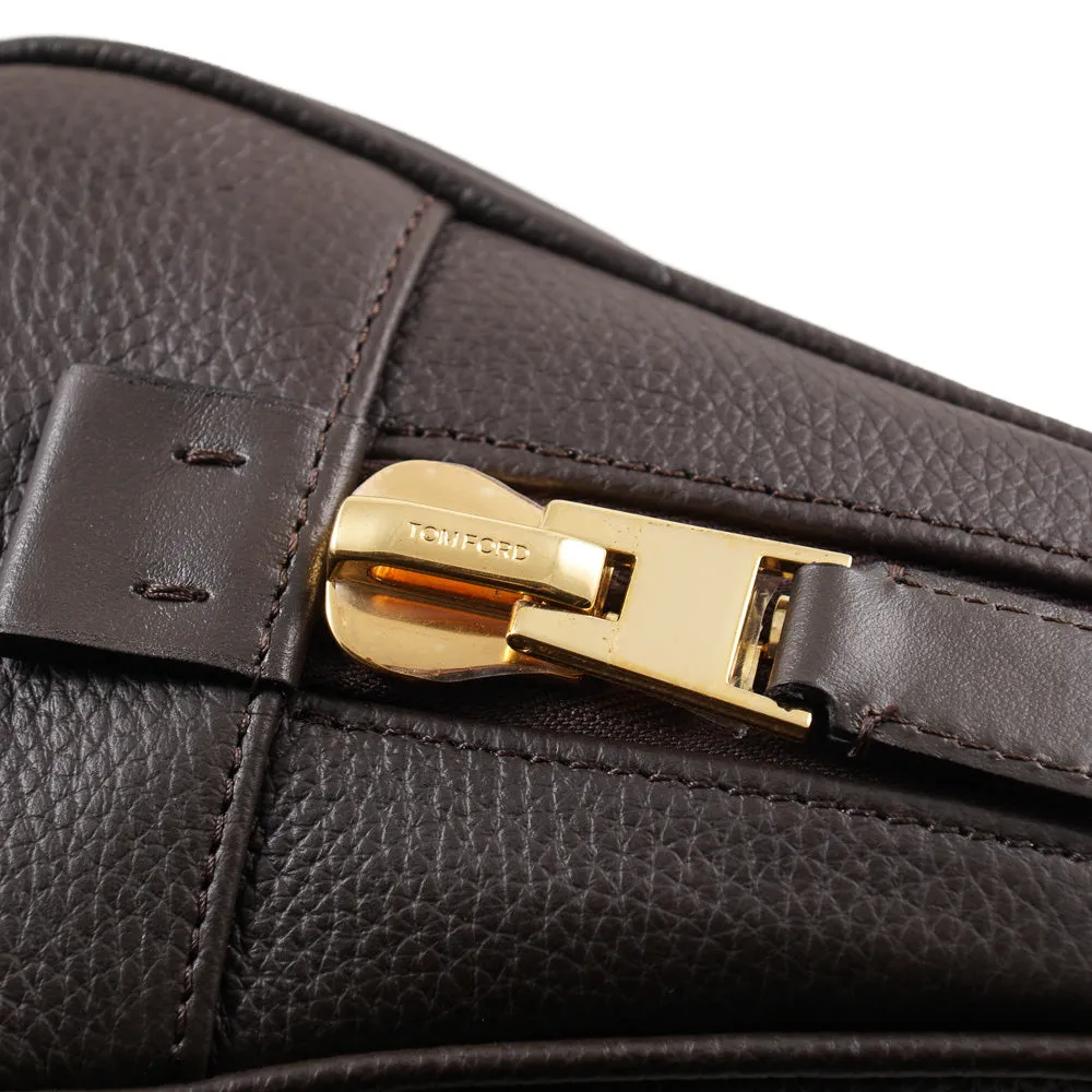 Tom Ford Single Zip Leather Toiletry Bag