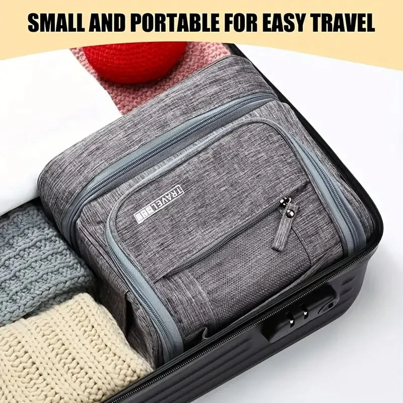 Travel Wash Bag with Hanging Hook