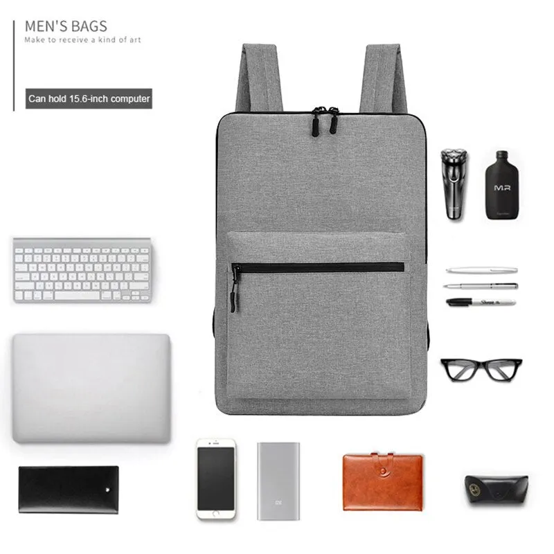 Ultra Slim Business Travel Backpack for Men 15 inch Laptop Man Bag Waterproof Outdoor