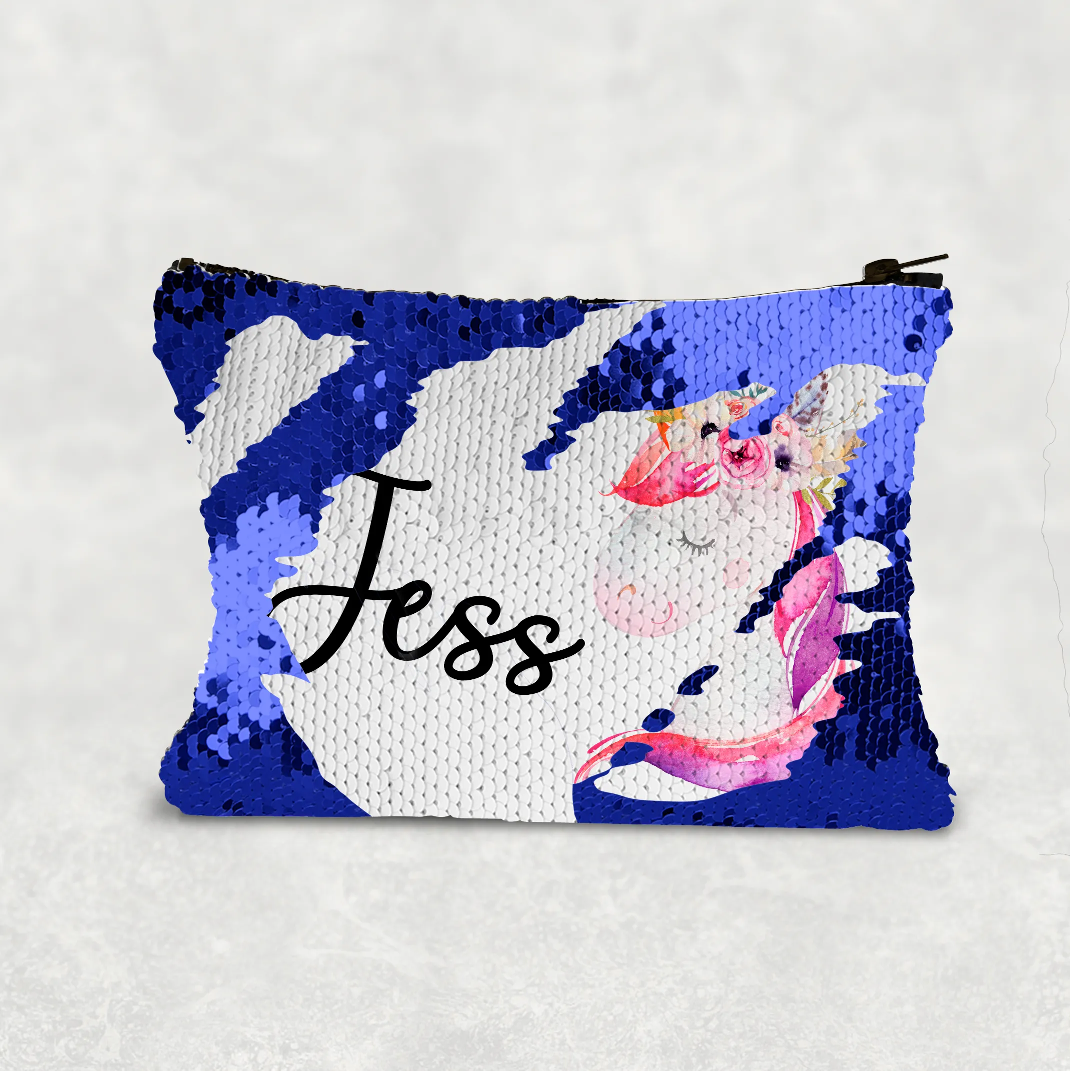 Unicorn Personalised Sequin Bag