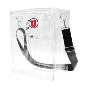 University of Utah Clear Ticket Satchel