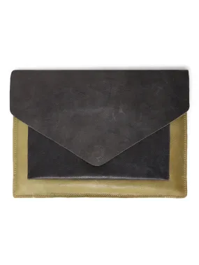 UrbanCraft Navy Leather Laptop Sleeves