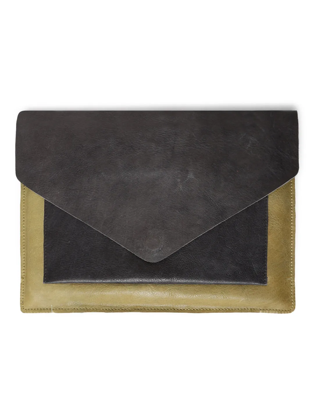 UrbanCraft Navy Leather Laptop Sleeves