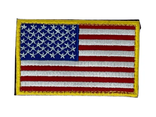 USA Flag Patch with Velcro Backing