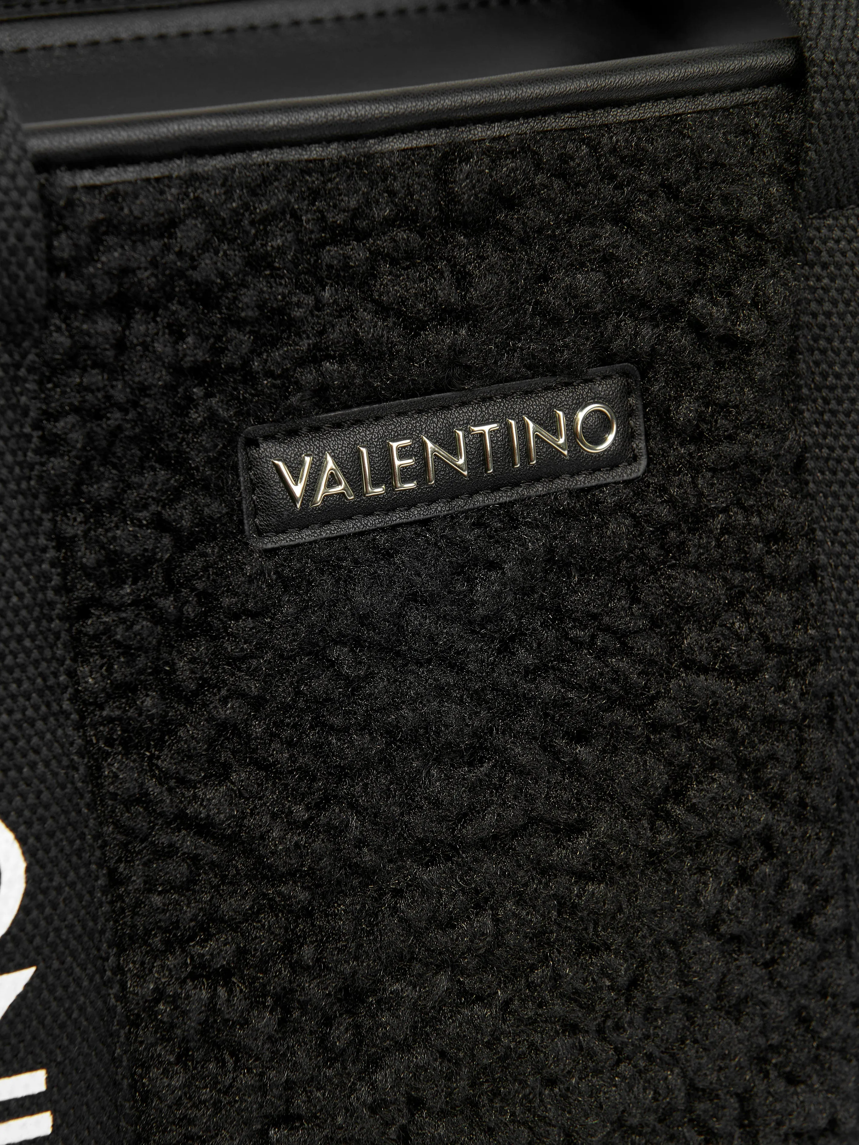 Valentino Girls Special Camy Shopping Bag in Black (W:37cm)