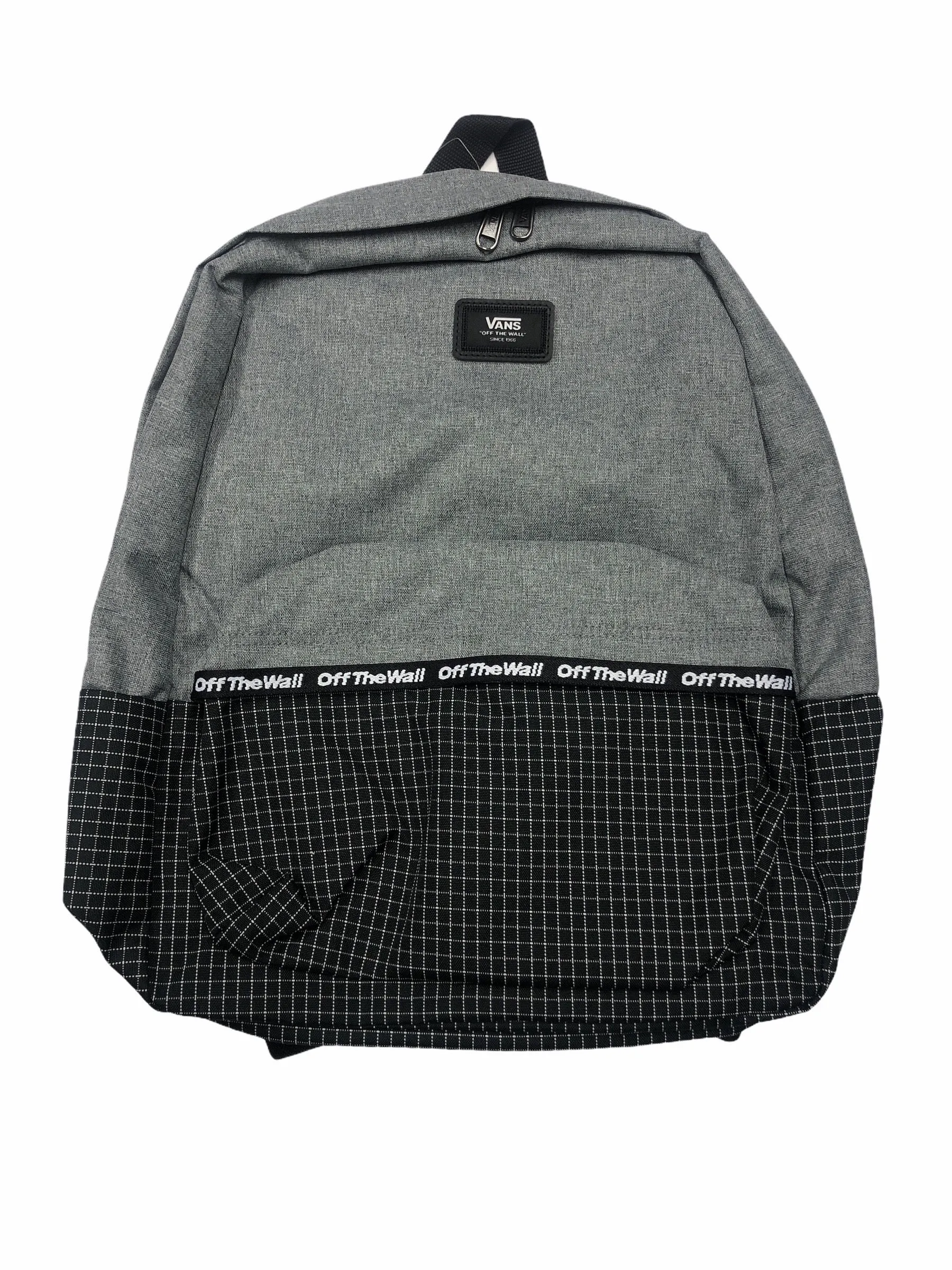 VANS BACKPACK GREY/BLACK