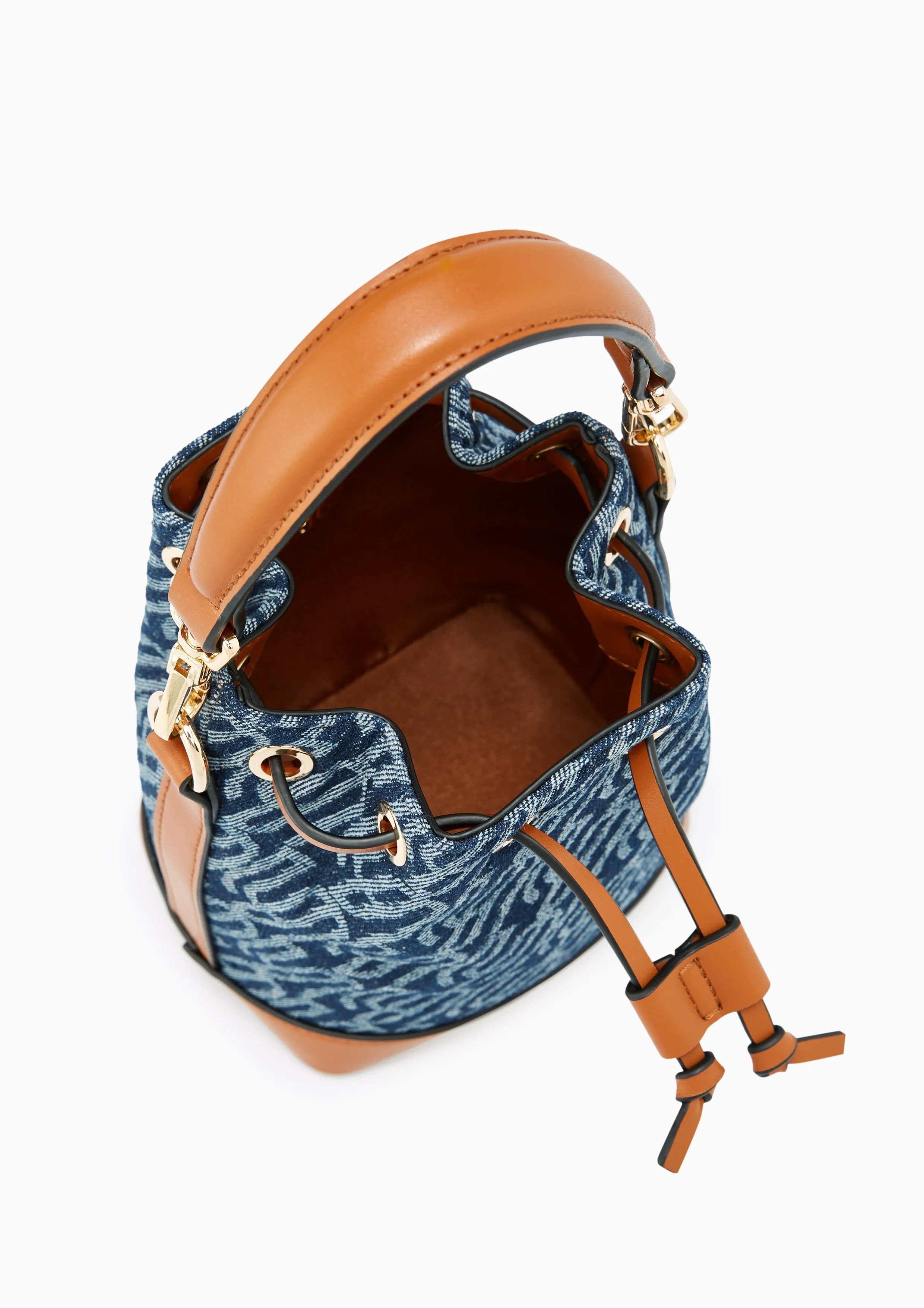 Viola Infinite Mini Bucket Bag Blue