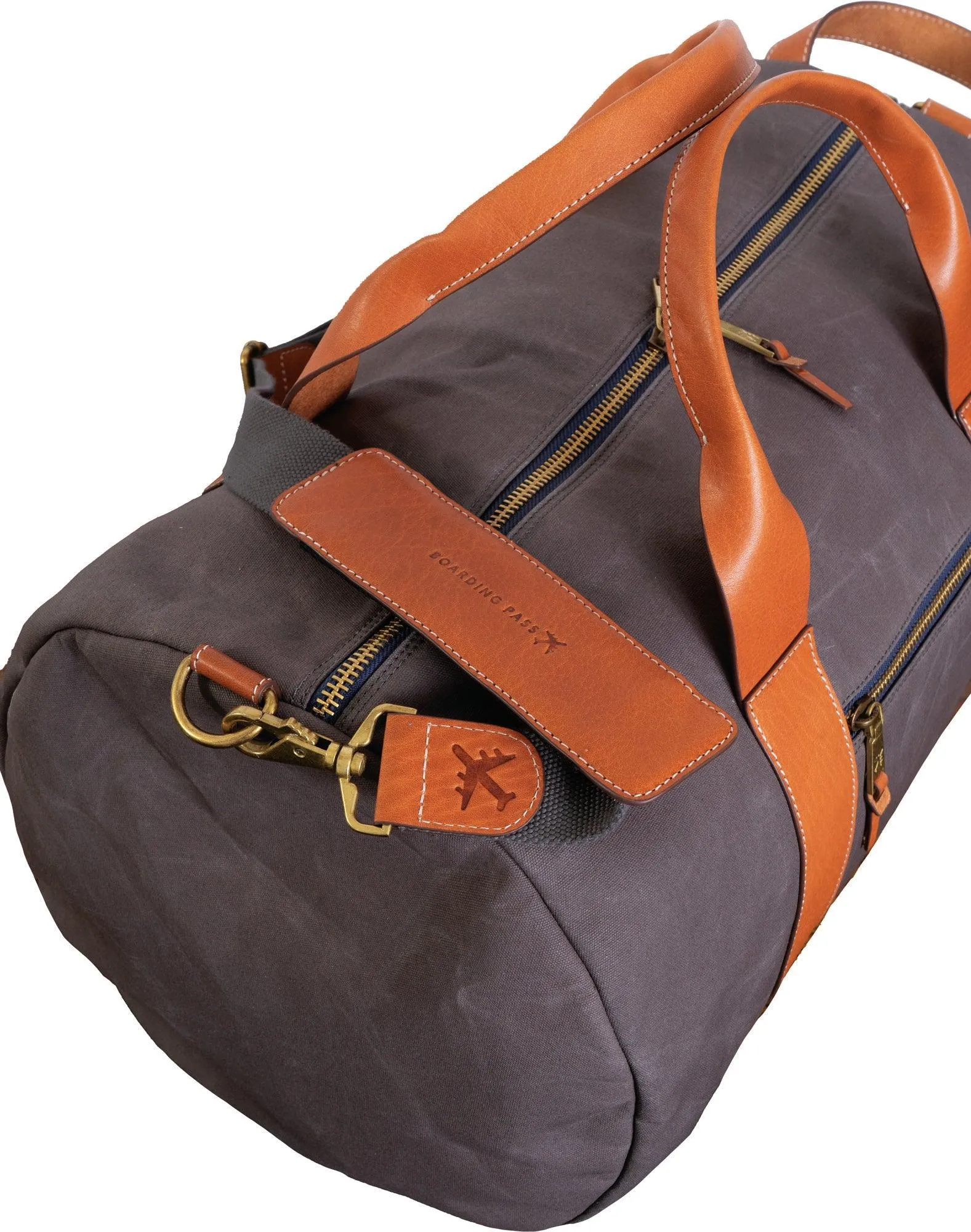 Voyager 21" Waxed Canvas Duffel - Grey