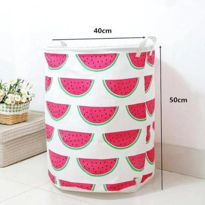 Watermelon Tower Nursery Storage Laundry Basket