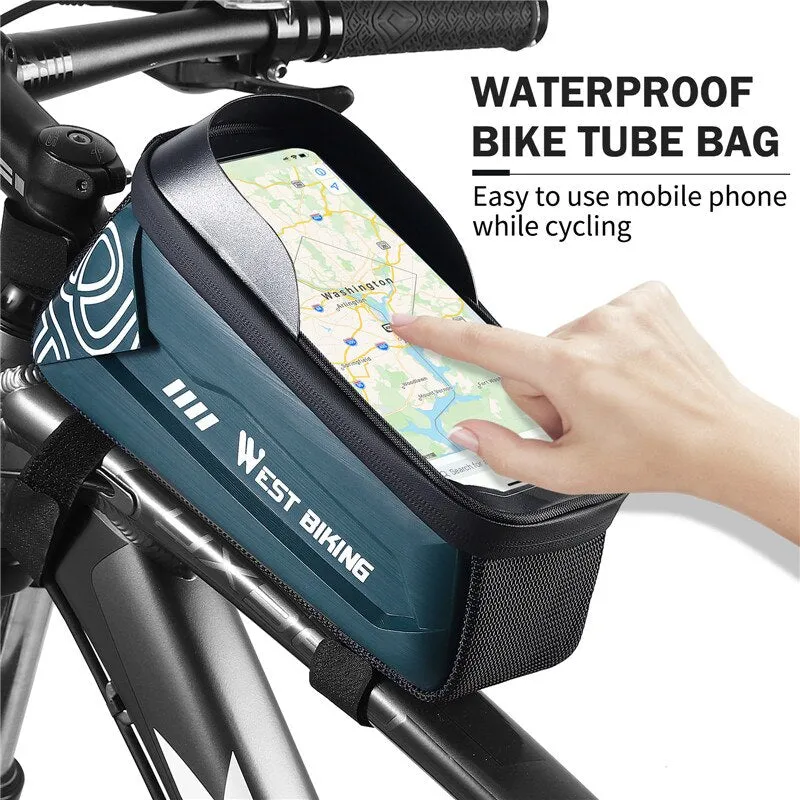 Waterproof Bicycle Bag Touchscreen Phone Case Large Capacity Front Handlebar Cycling Bag MTB Road Bike Accessories