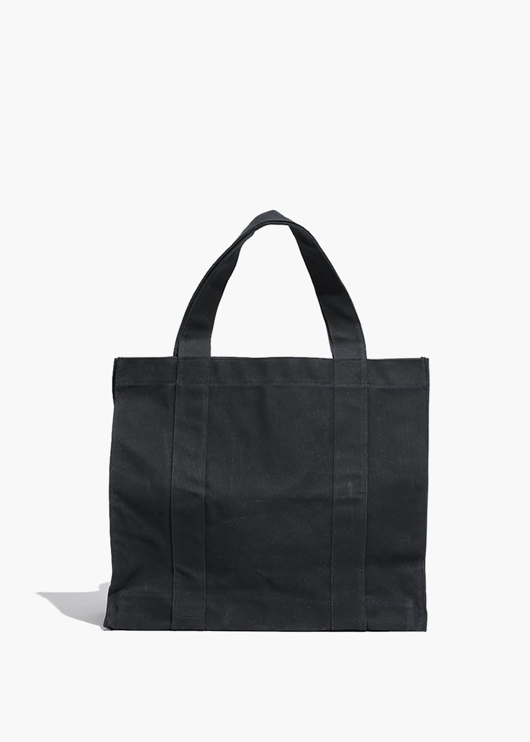 Waxed Canvas Tote | Black