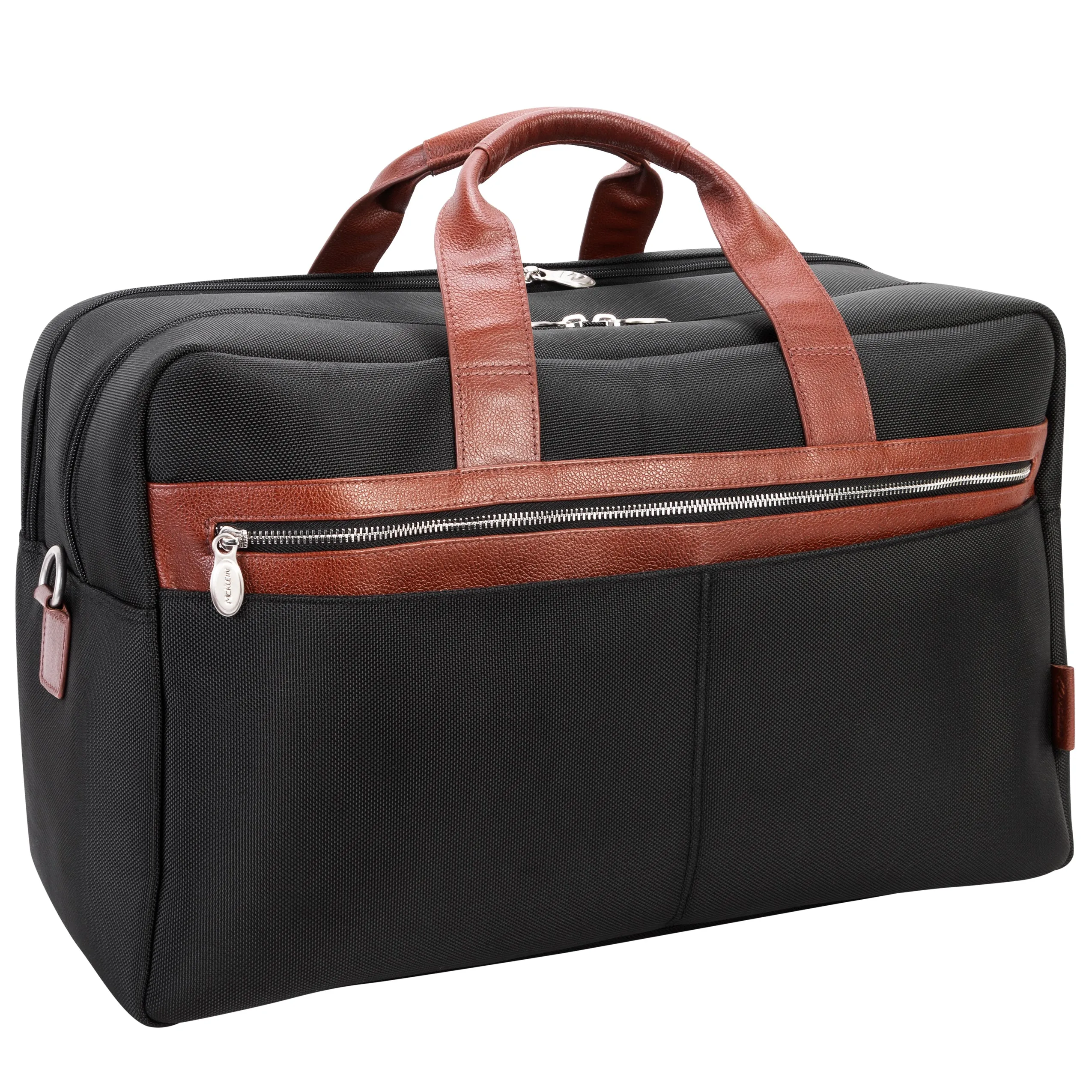 WELLINGTON  | 21” Nylon Carry-All Two-Tone Laptop Duffel