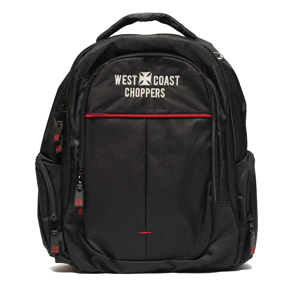 WEST COAST CHOPPERS TRAVEL BACKPACK - BLACK