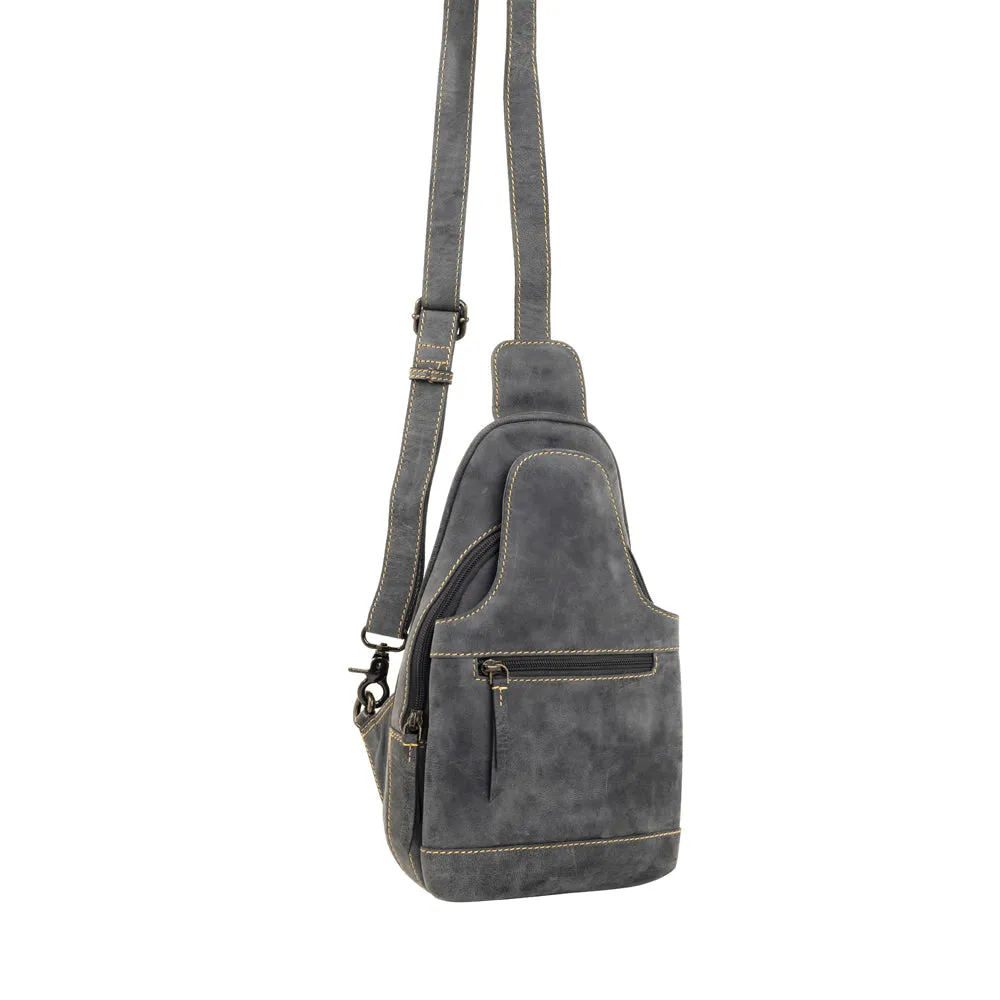 Western Fork Sling Bag In Coal