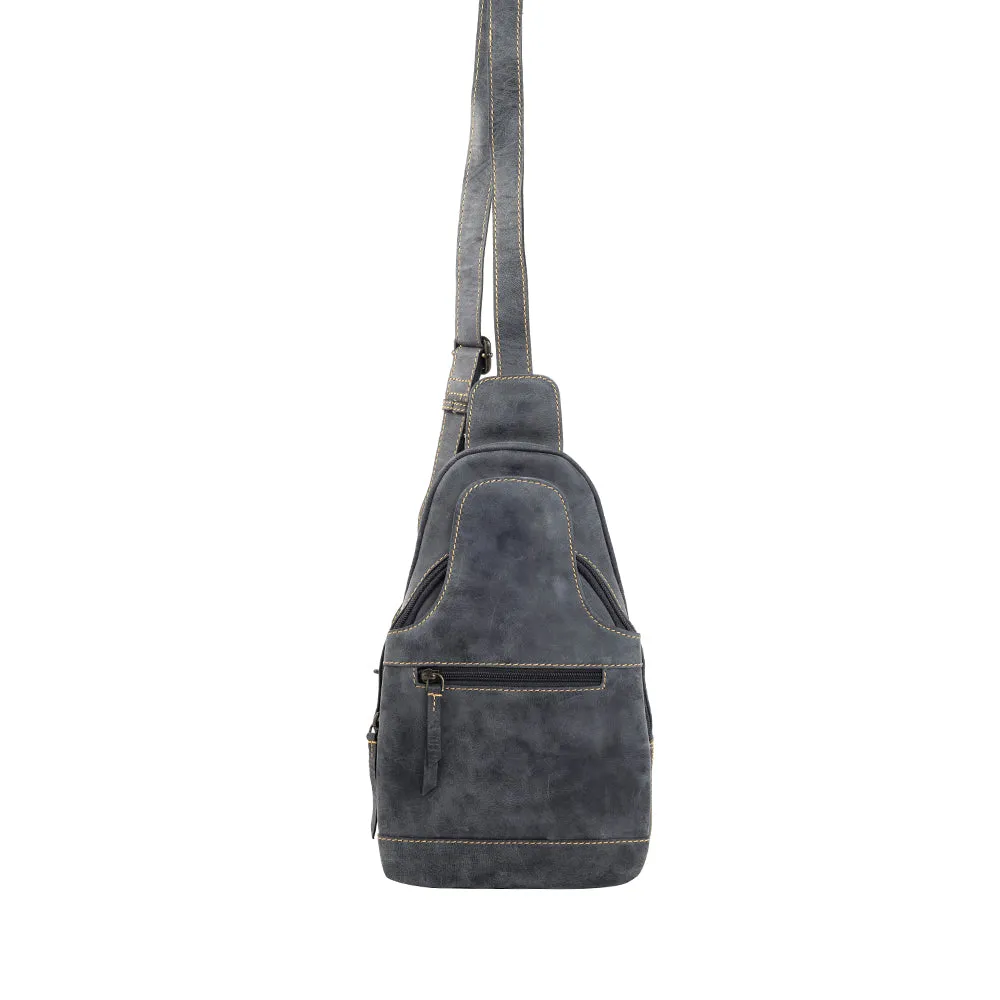 Western Fork Sling Bag In Coal