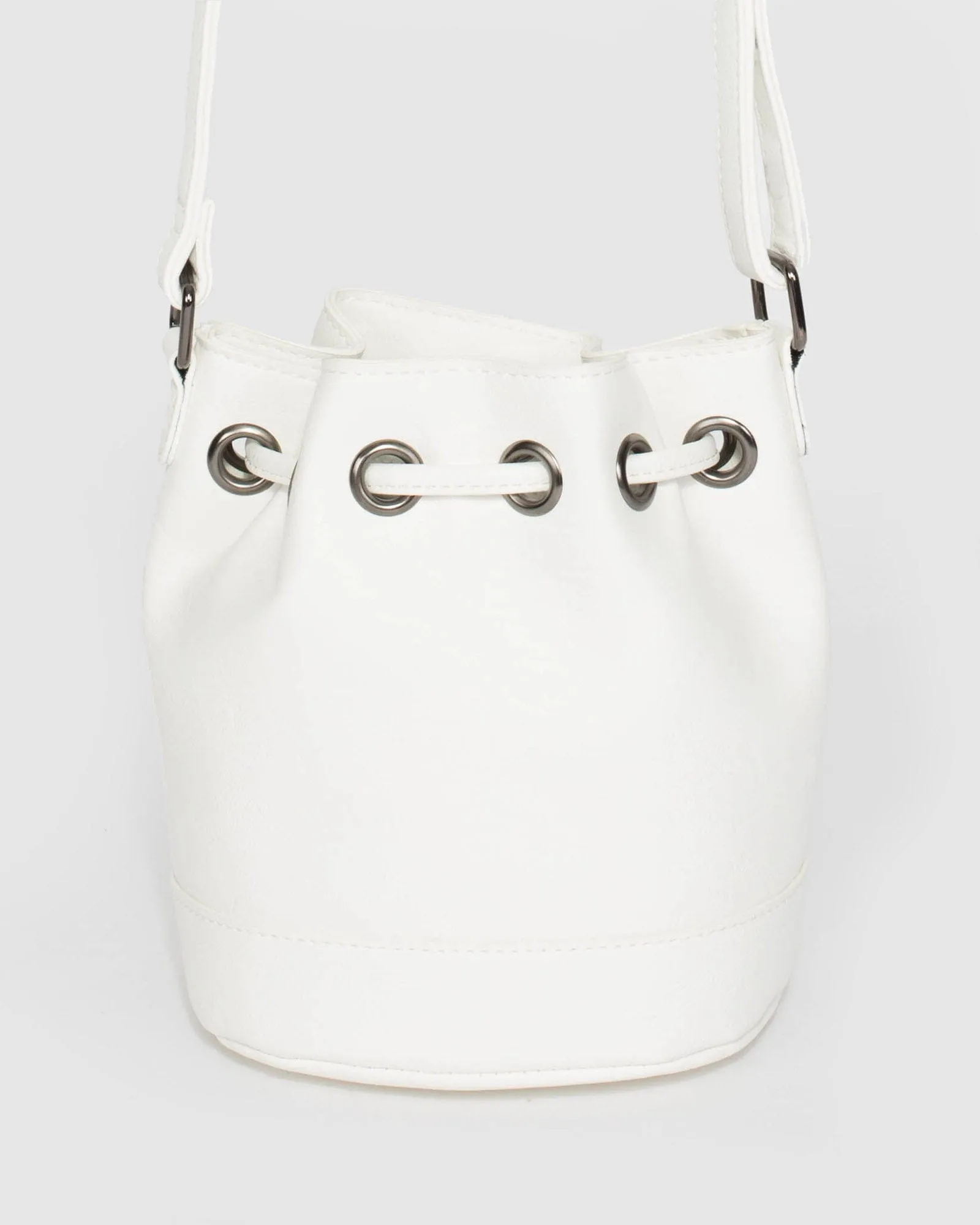 White Tali Bucket Bag